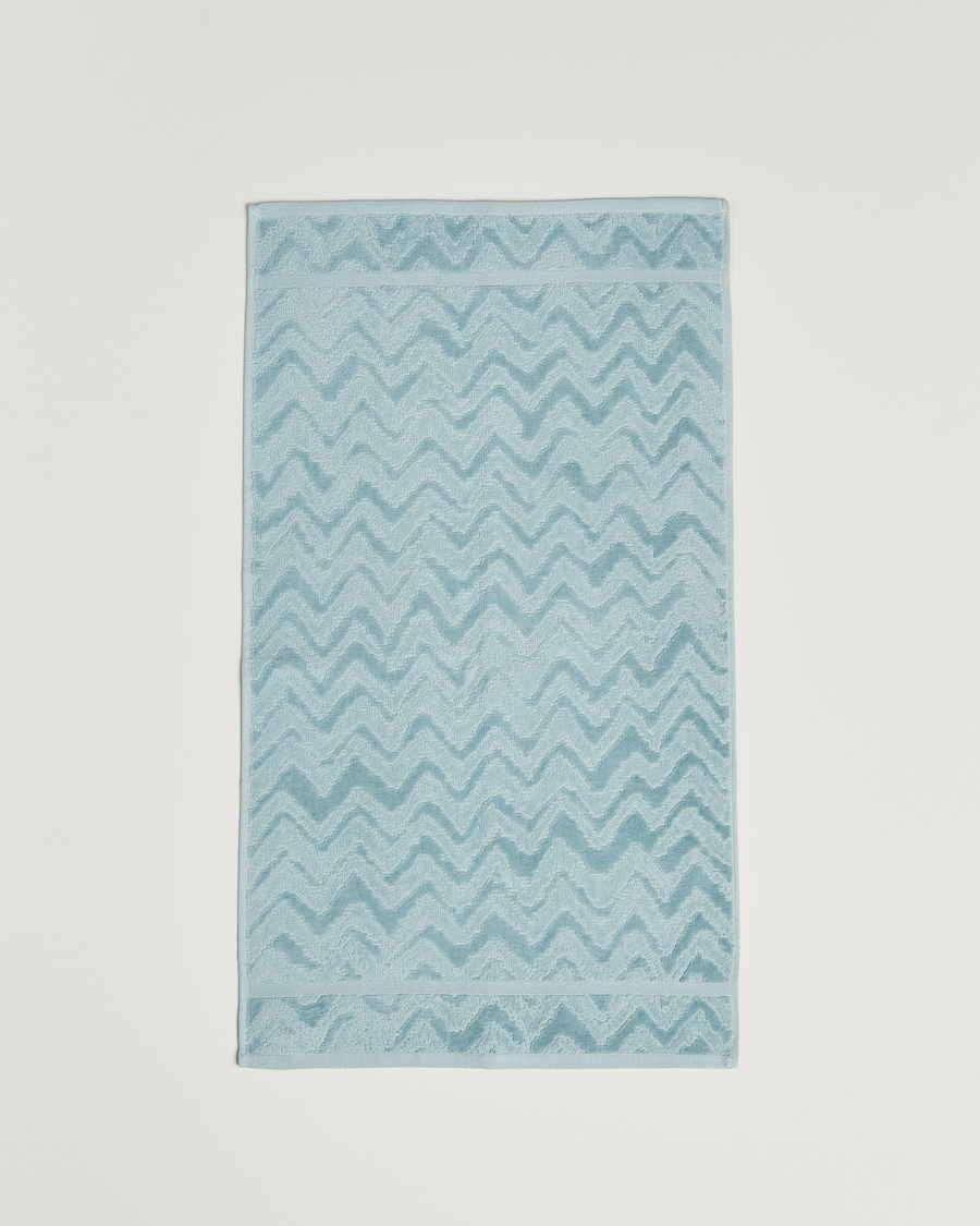 Uomini | Missoni Home Rex Hand Towel 40x70cm Light Blue | Missoni Home | Rex Hand Towel 40x70cm Light Blue