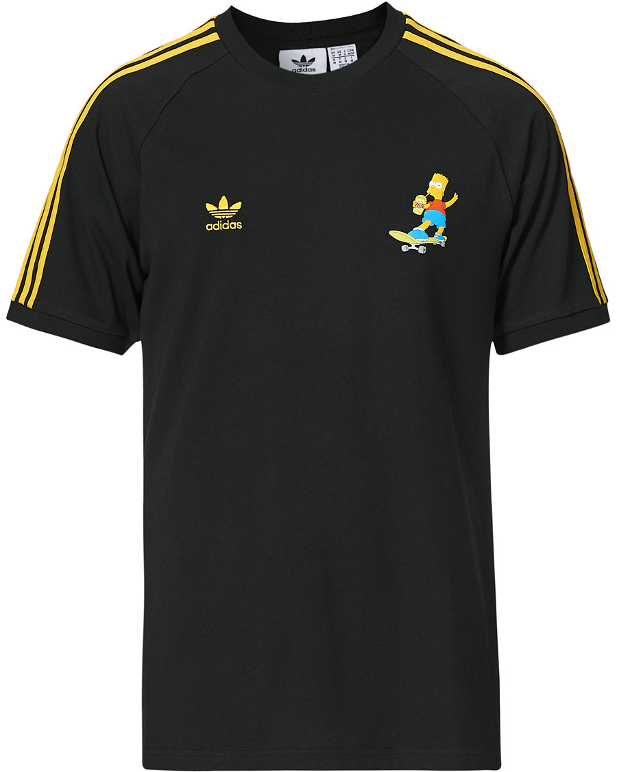 Uomini | T-shirt | adidas Originals | The Simpsons Crew Neck Tee Black
