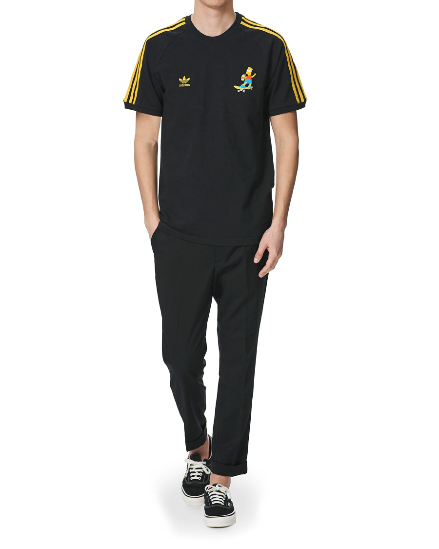 Uomini | T-shirt | adidas Originals | The Simpsons Crew Neck Tee Black
