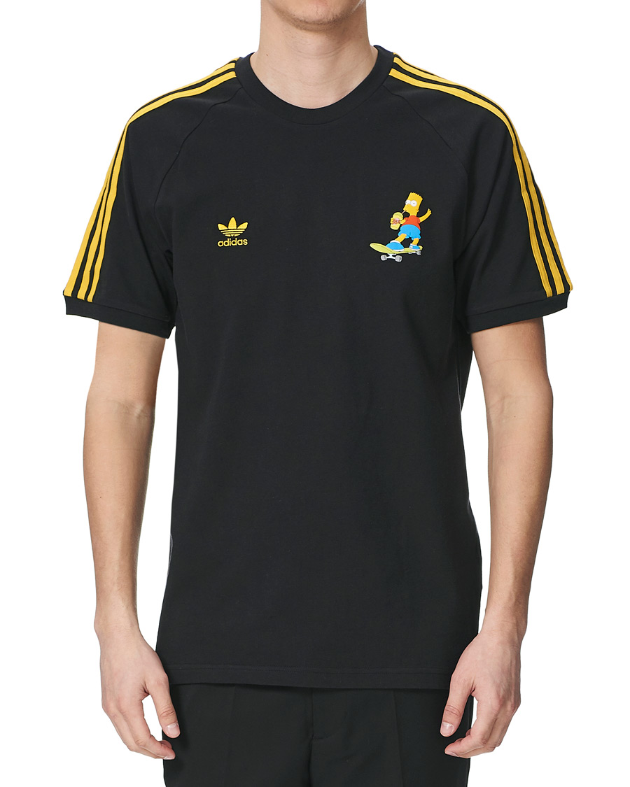 Uomini | T-shirt | adidas Originals | The Simpsons Crew Neck Tee Black