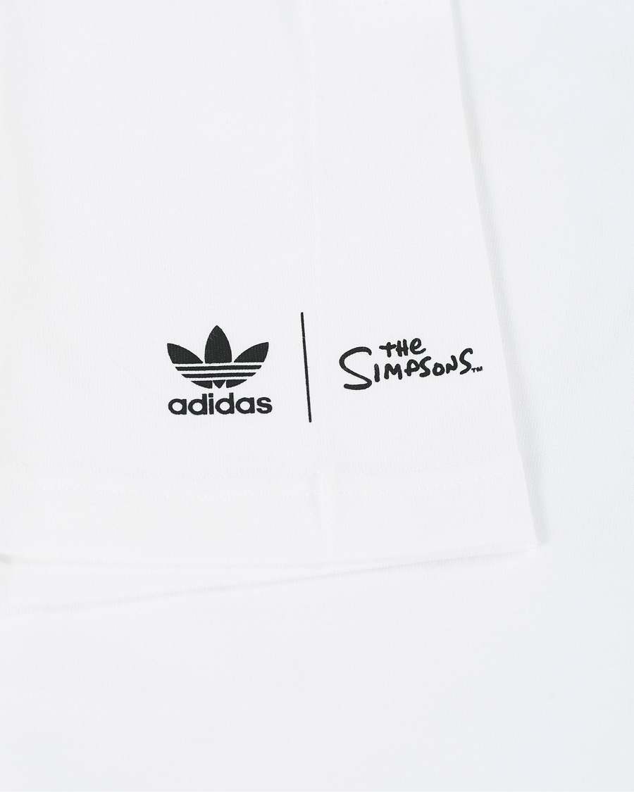 Uomini | T-shirt | adidas Originals | The Simpsons Crew Neck Tee White