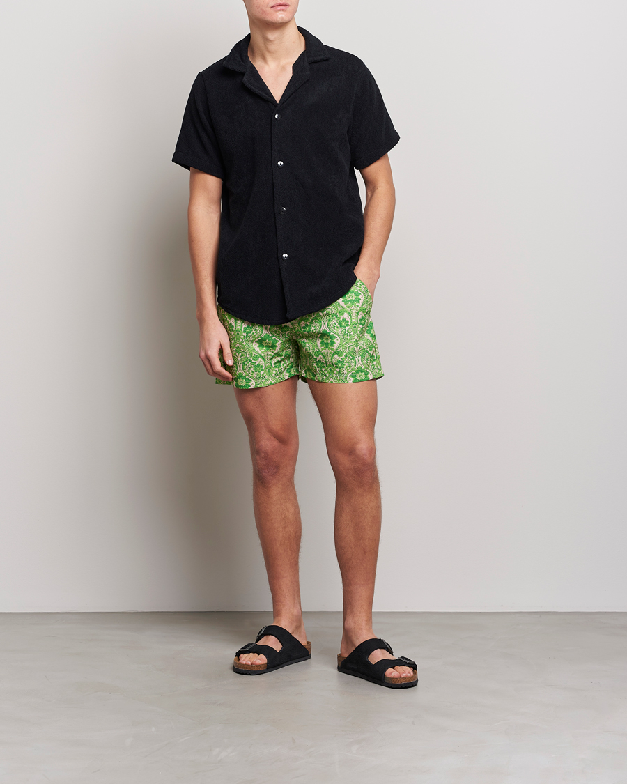 Uomini | Camicie | OAS | Terry Cuba Short Sleeve Shirt Black