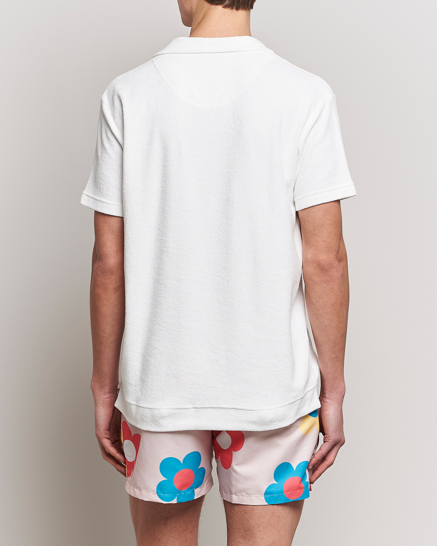 Uomini | Polo | OAS | Short Sleeve Terry Polo White