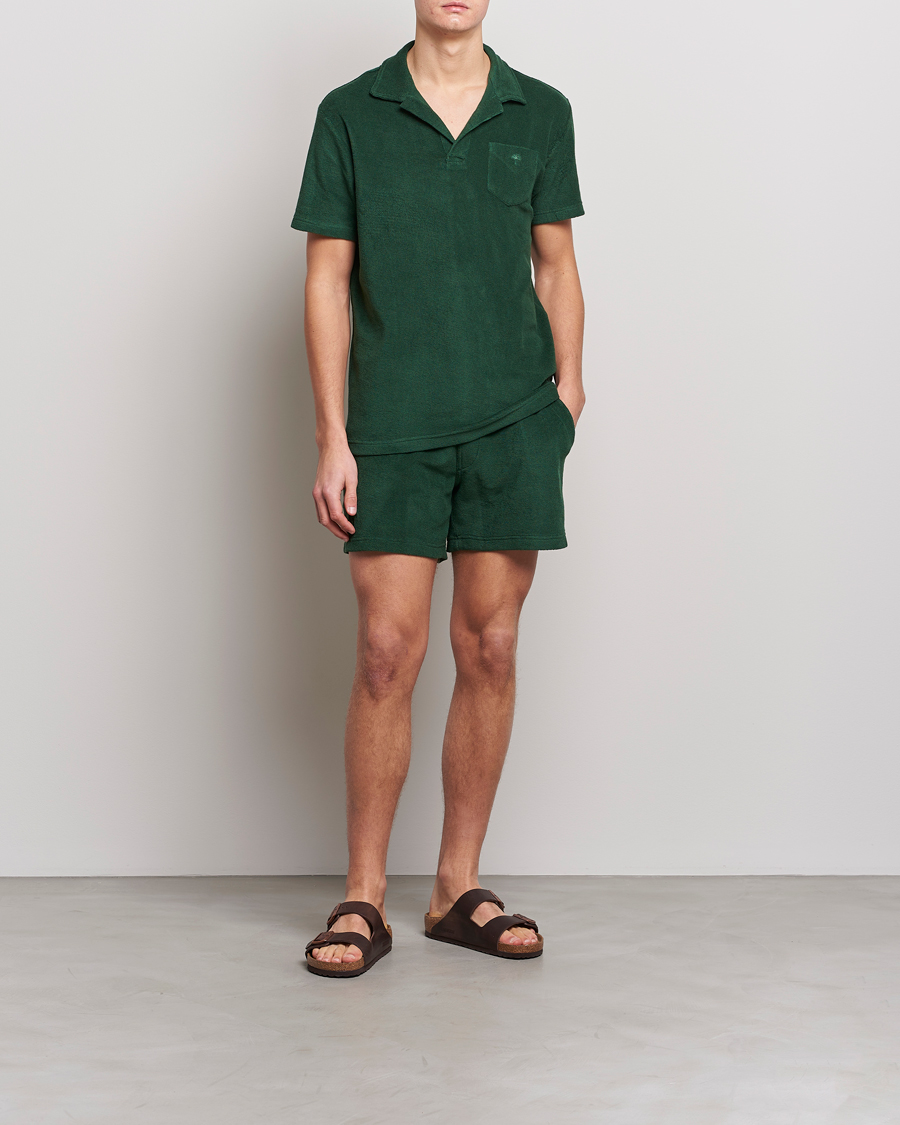Uomini | Pantaloncini | OAS | Terry Shorts Green