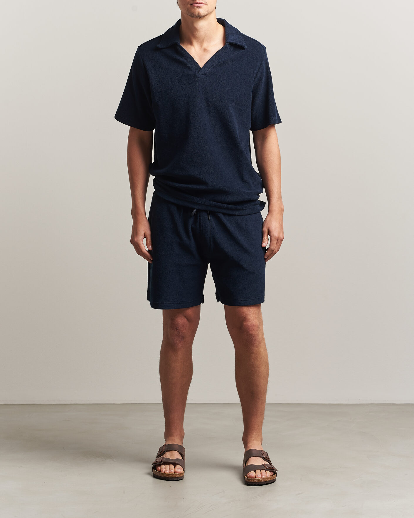 Uomini | Pantaloncini | OAS | Terry Shorts Navy