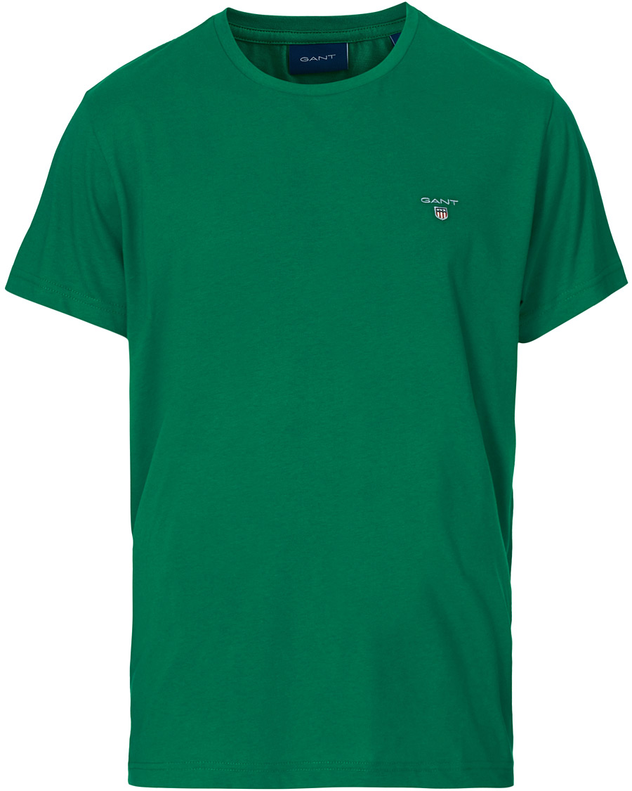 Uomini | T-shirt | GANT | Original Crew Neck Tee Lavish Green
