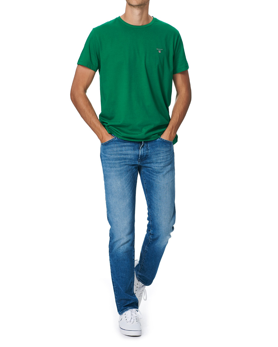 Uomini | T-shirt | GANT | Original Crew Neck Tee Lavish Green