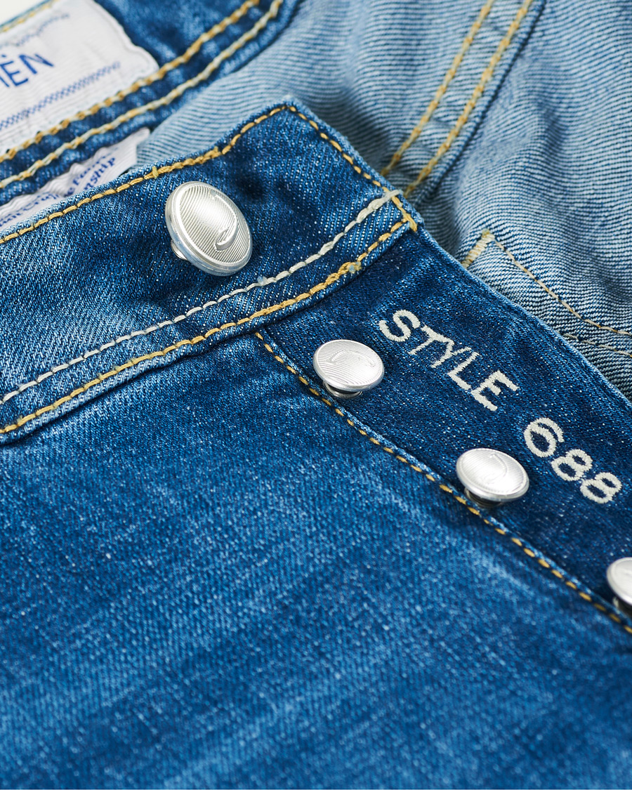 Uomini | Jeans | Jacob Cohën | 688 Slim Fit Jeans Light Blue