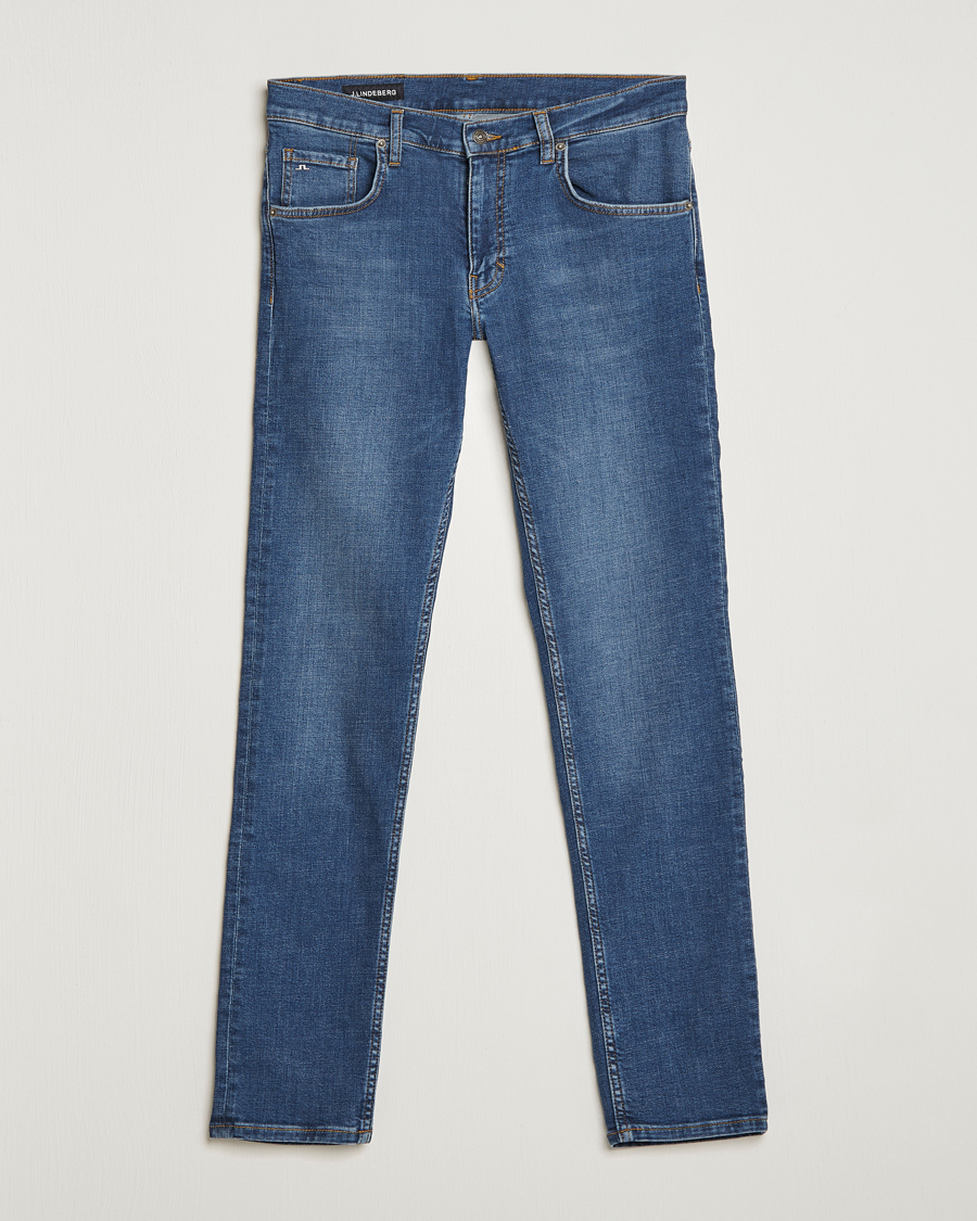 Uomini | Jeans | J.Lindeberg | Jay Active Super Stretch Jeans Mid Blue