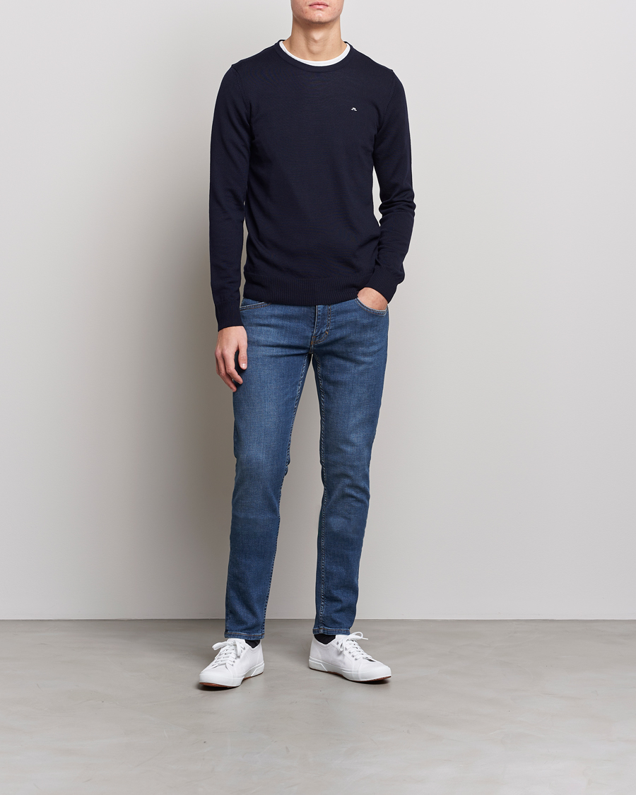 Uomini | Jeans | J.Lindeberg | Jay Active Super Stretch Jeans Mid Blue