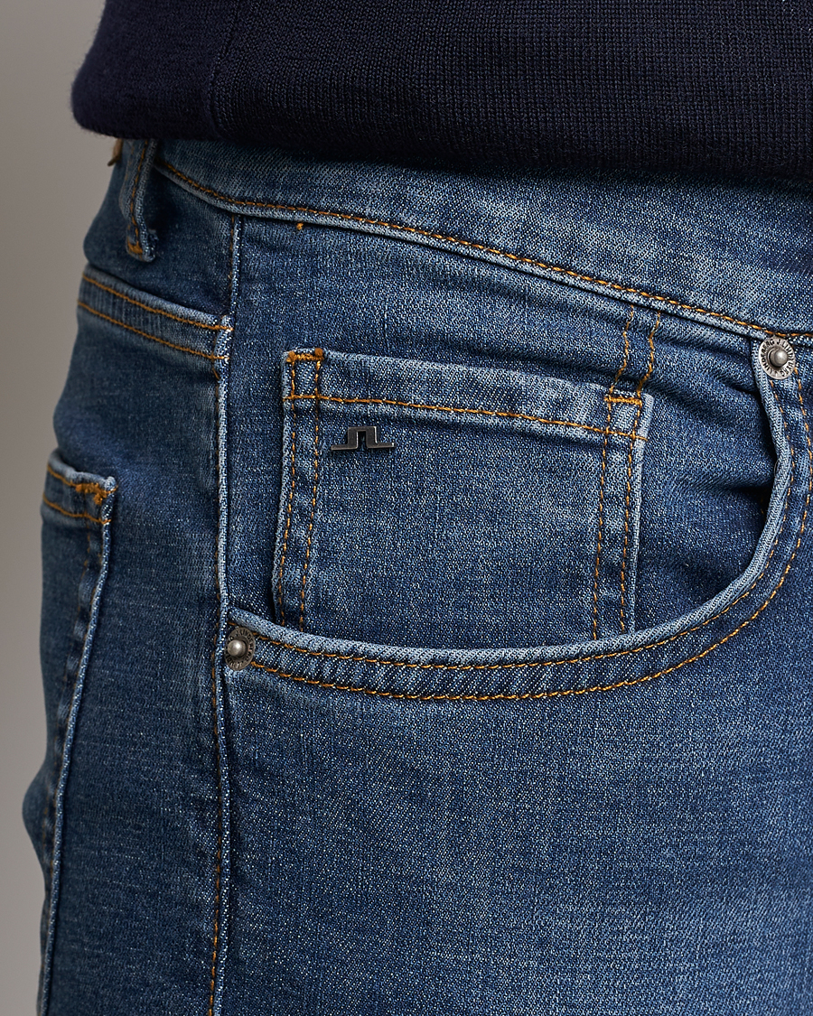 Uomini | Jeans | J.Lindeberg | Jay Active Super Stretch Jeans Mid Blue