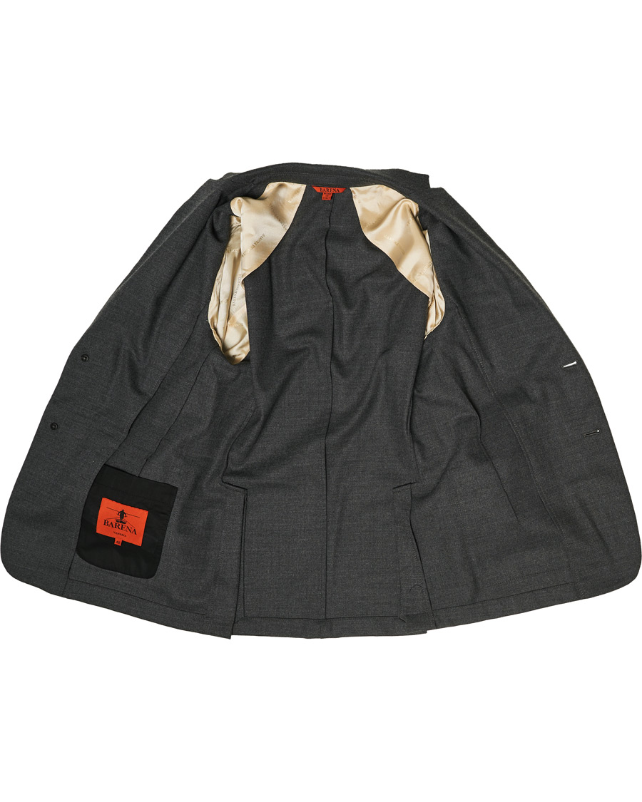 Uomini | Blazers | Barena | Borgo Unconstructed Flannel Blazer Grey Melange