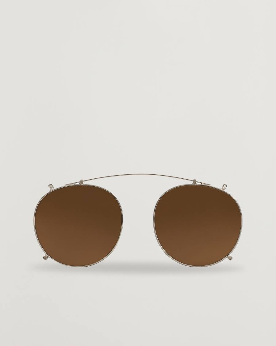 Uomini | Occhiali da sole | TBD Eyewear | Clip-ons Silver/Tobacco