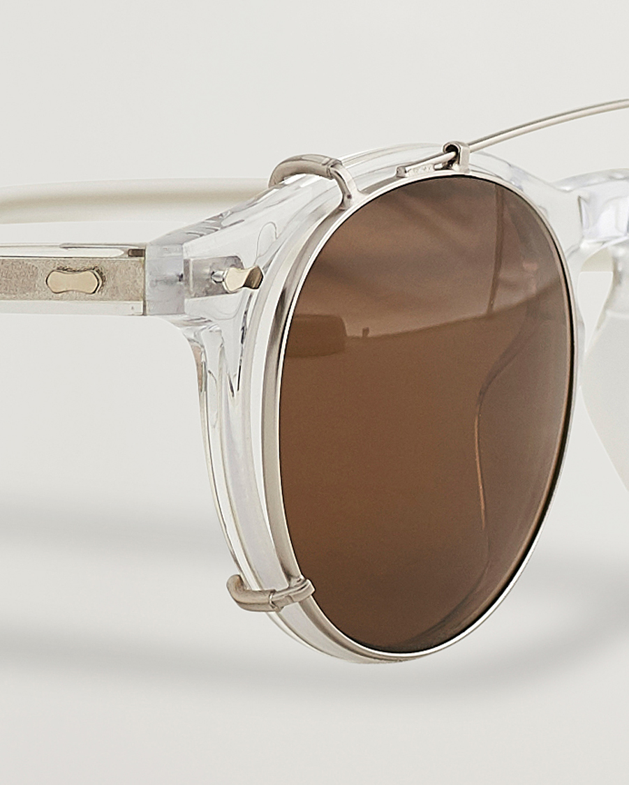 Uomini | Occhiali da sole | TBD Eyewear | Clip-ons Silver/Tobacco