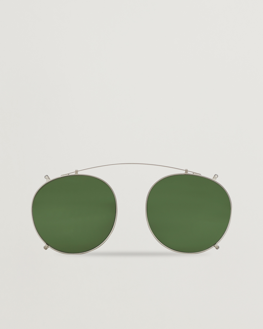 Uomini | Occhiali da sole | TBD Eyewear | Clip-ons Silver/Bottle Green