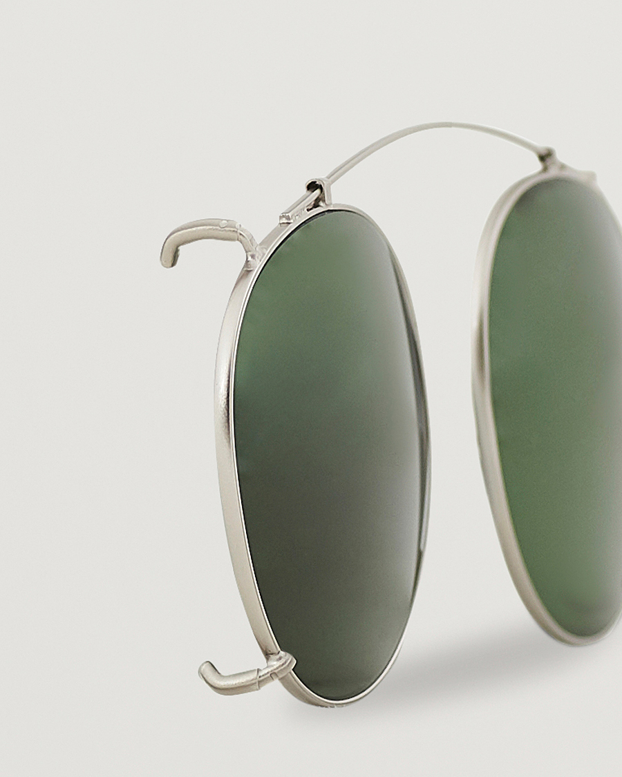 Uomini | Occhiali da sole | TBD Eyewear | Clip-ons Silver/Bottle Green