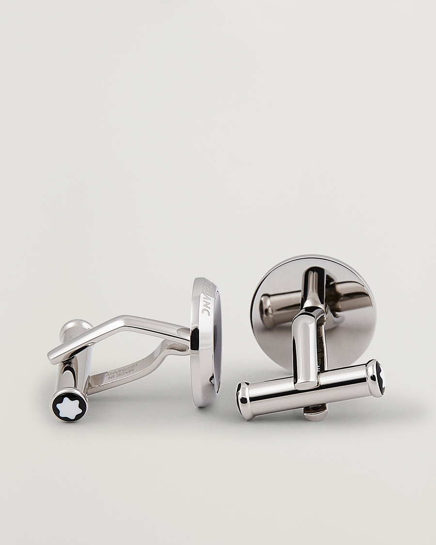 Uomini | Gemelli | Montblanc | Star Cufflinks Black Resin