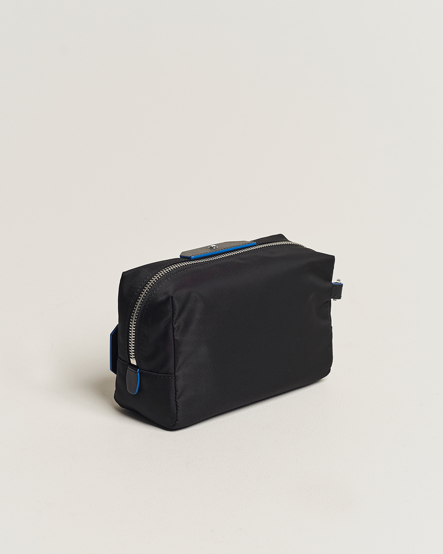 Uomini | Montblanc Blue Spirit Case Medium Wash Bag Black/Blue | Montblanc | Blue Spirit Case Medium Wash Bag Black/Blue