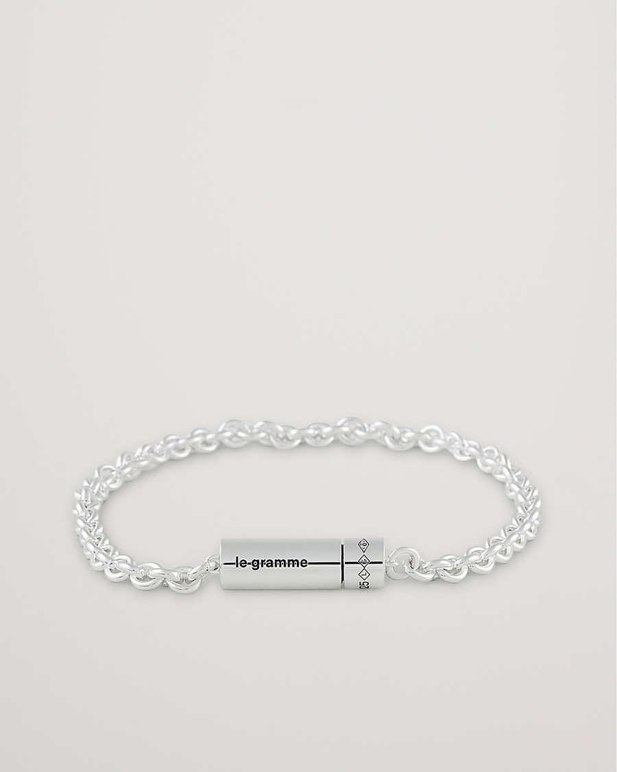 Uomini | Gioielli | LE GRAMME | Chain Cable Bracelet Sterling Silver 11g