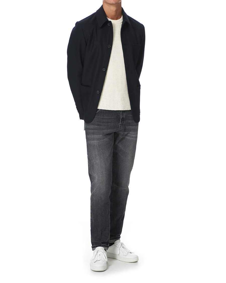 Uomini | Jeans | PT01 | Slim Fit Japanese Selvedge Denim Black Wash