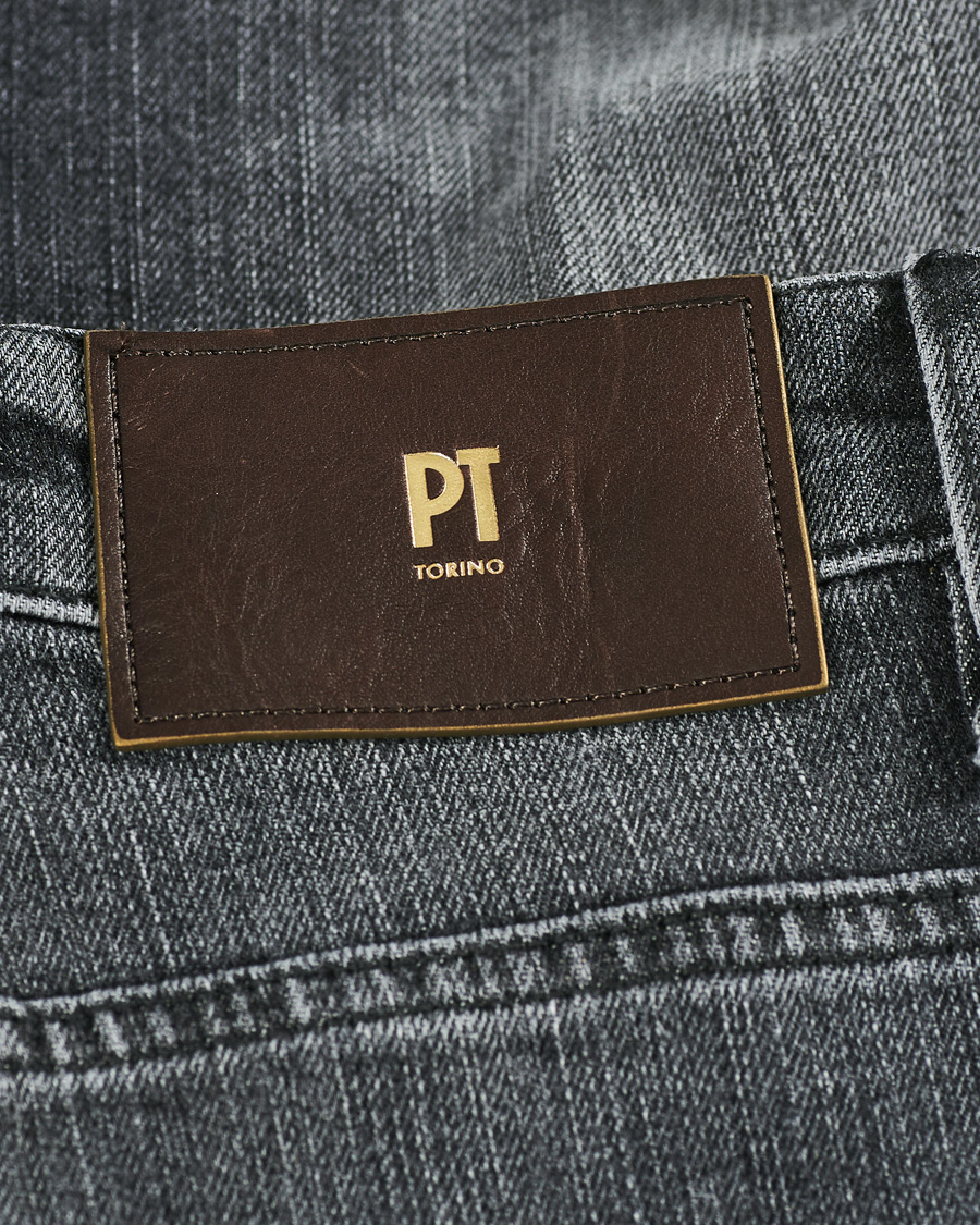 Uomini | Jeans | PT01 | Slim Fit Japanese Selvedge Denim Black Wash