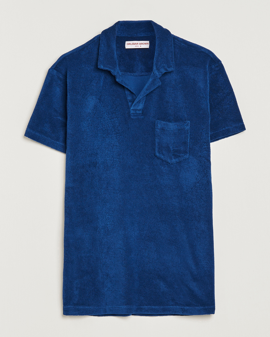 Uomini | Polo | Orlebar Brown | Terry Polo Blue Wash