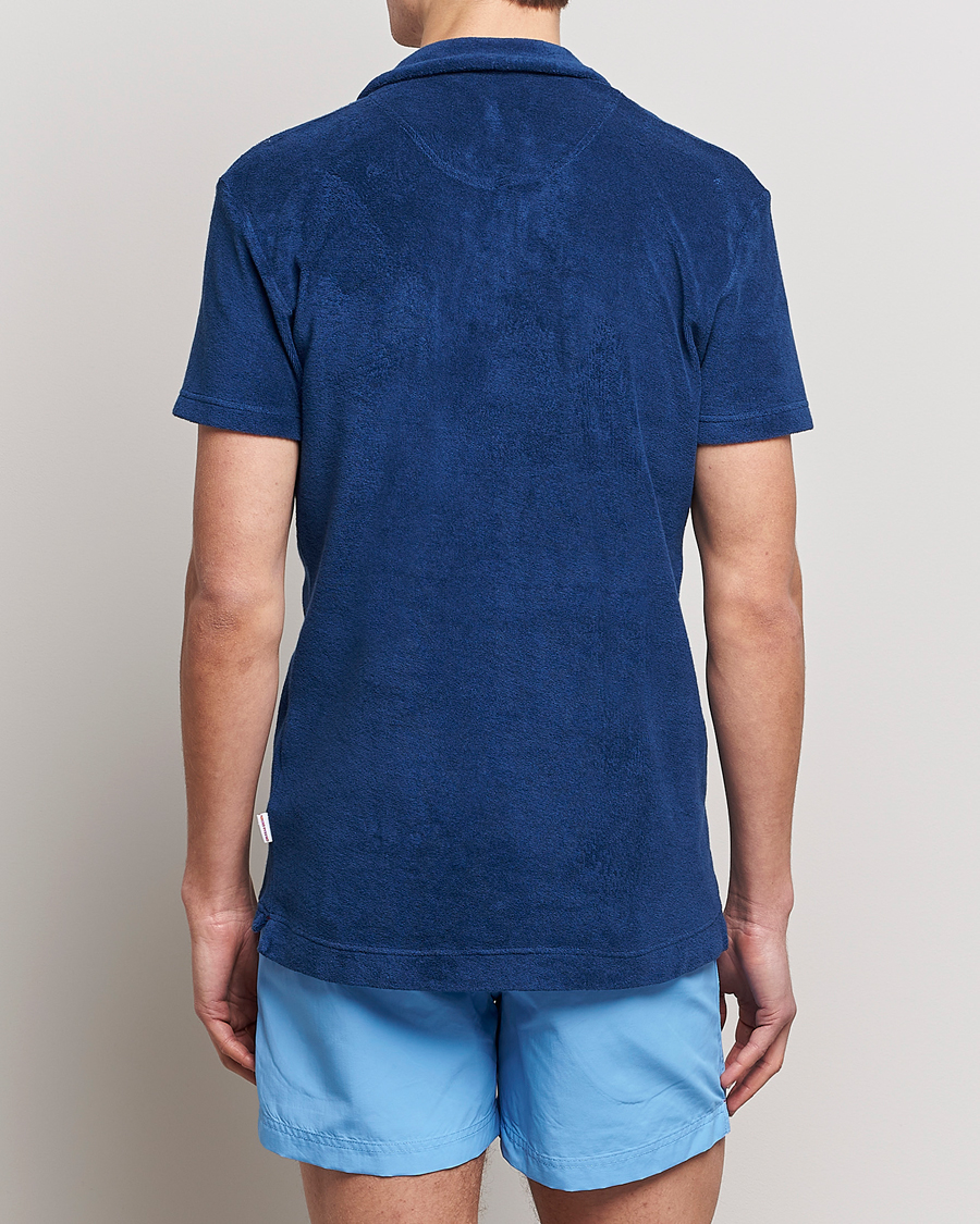Uomini | Polo | Orlebar Brown | Terry Polo Blue Wash