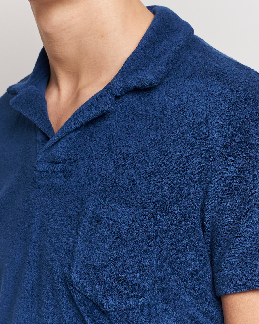 Uomini | Polo | Orlebar Brown | Terry Polo Blue Wash