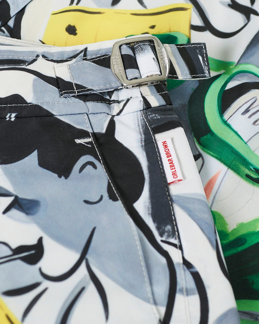 Uomini | Costumi da bagno | Orlebar Brown | Bulldog x David Salle Diving Swim Shorts Multi
