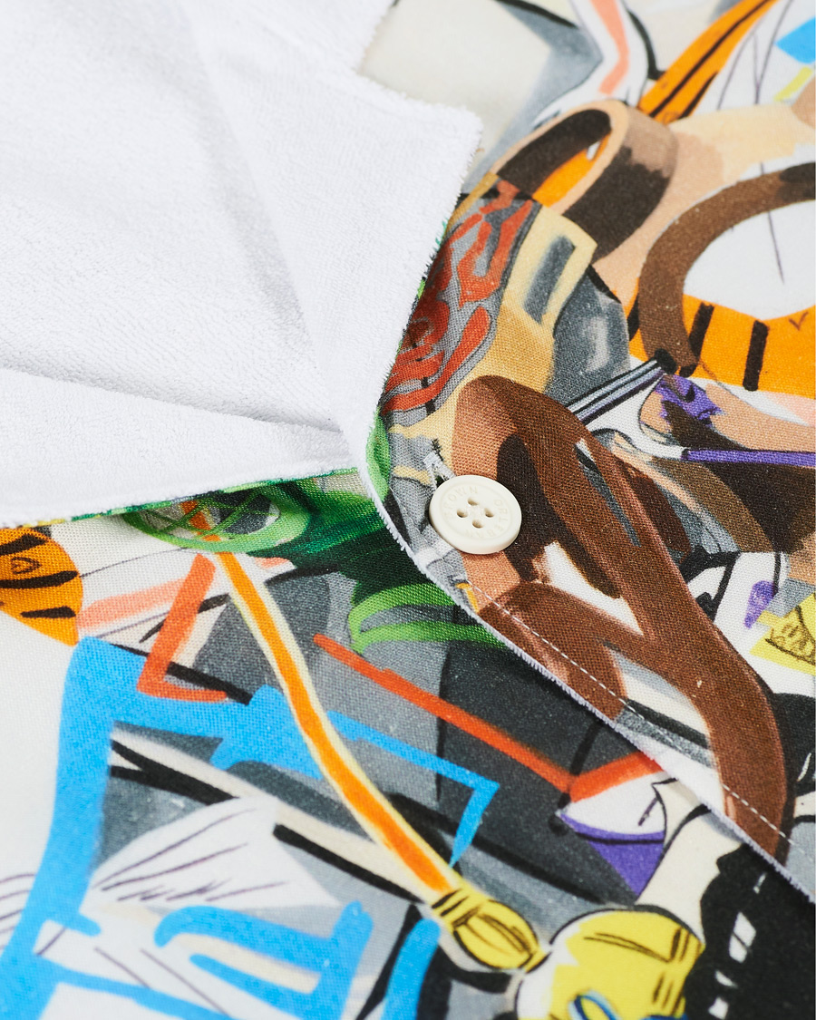 Uomini | Polo | Orlebar Brown | Travis Towelling x David Salle Diving Polo Multi