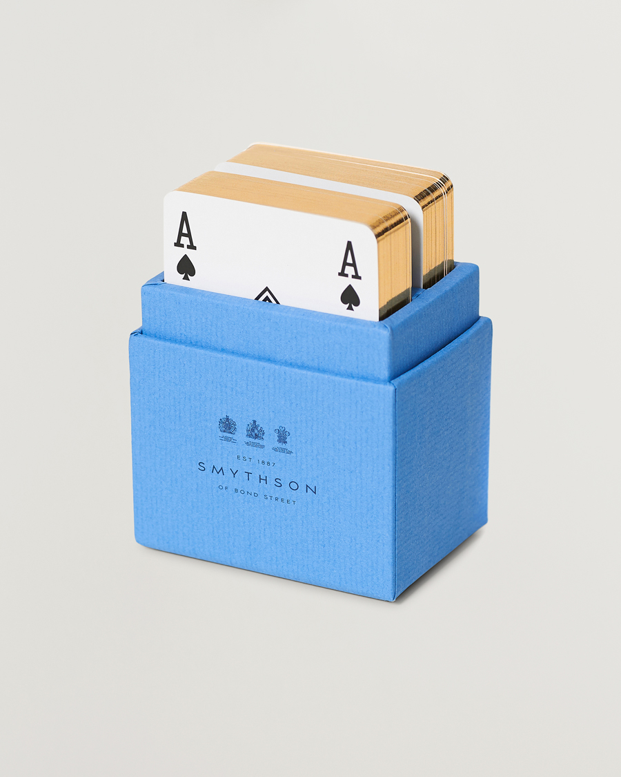 Uomini | Casa | Smythson | SmythsonPlaying CardNile Blue