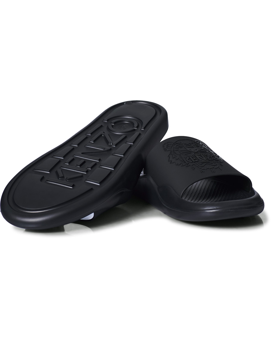 Uomini | KENZO Tiger Pool Mules Black | KENZO | Tiger Pool Mules Black