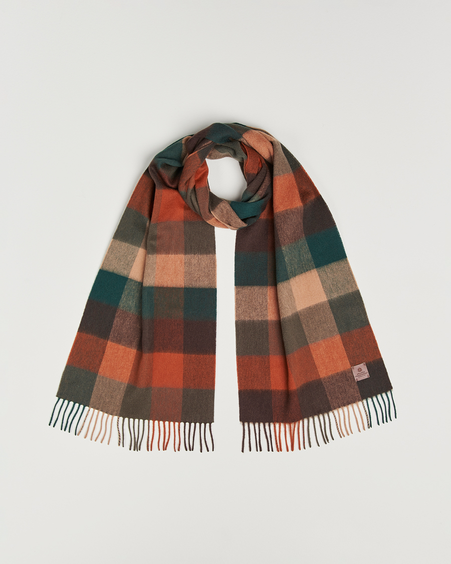Uomini | Sciarpe | Amanda Christensen | Wool Block Check Scarf Multi