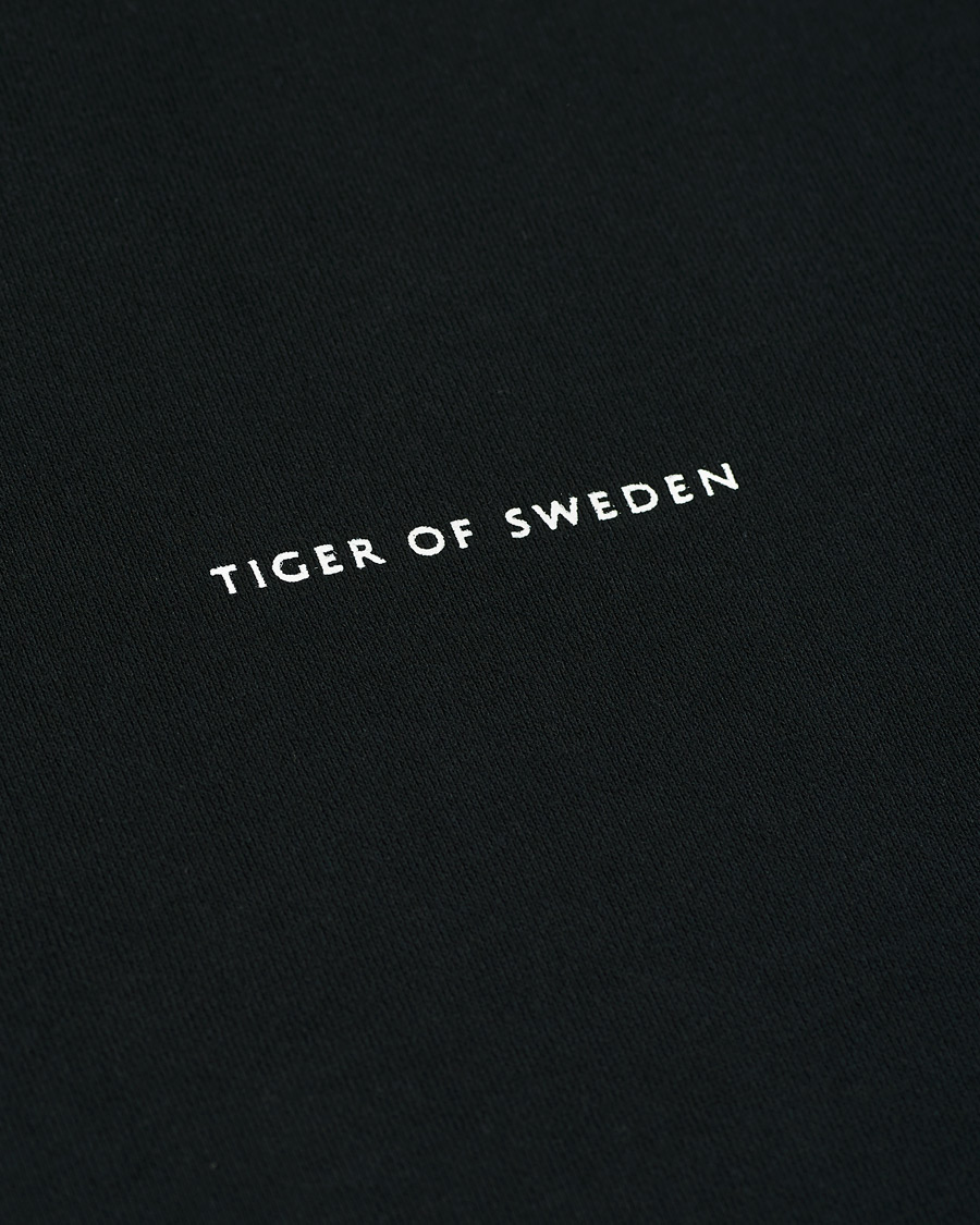 Uomini | Maglieria | Tiger of Sweden | Dominick Cotton Hoodie Black
