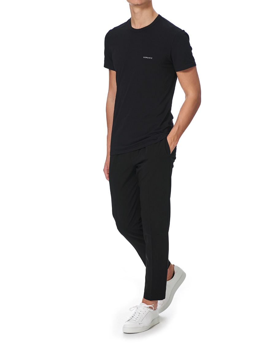 Uomini | T-shirt | Versace | Logo Tee Black