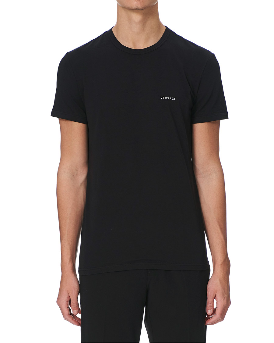 Uomini | T-shirt | Versace | Logo Tee Black