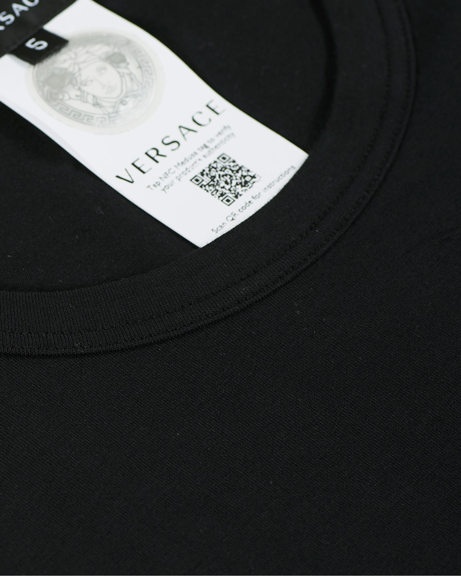 Uomini | T-shirt | Versace | Logo Tee Black
