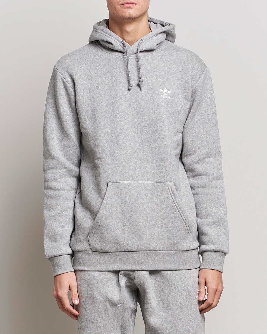Uomini | Maglieria | adidas Originals | Essential Hoodie Grey Melange