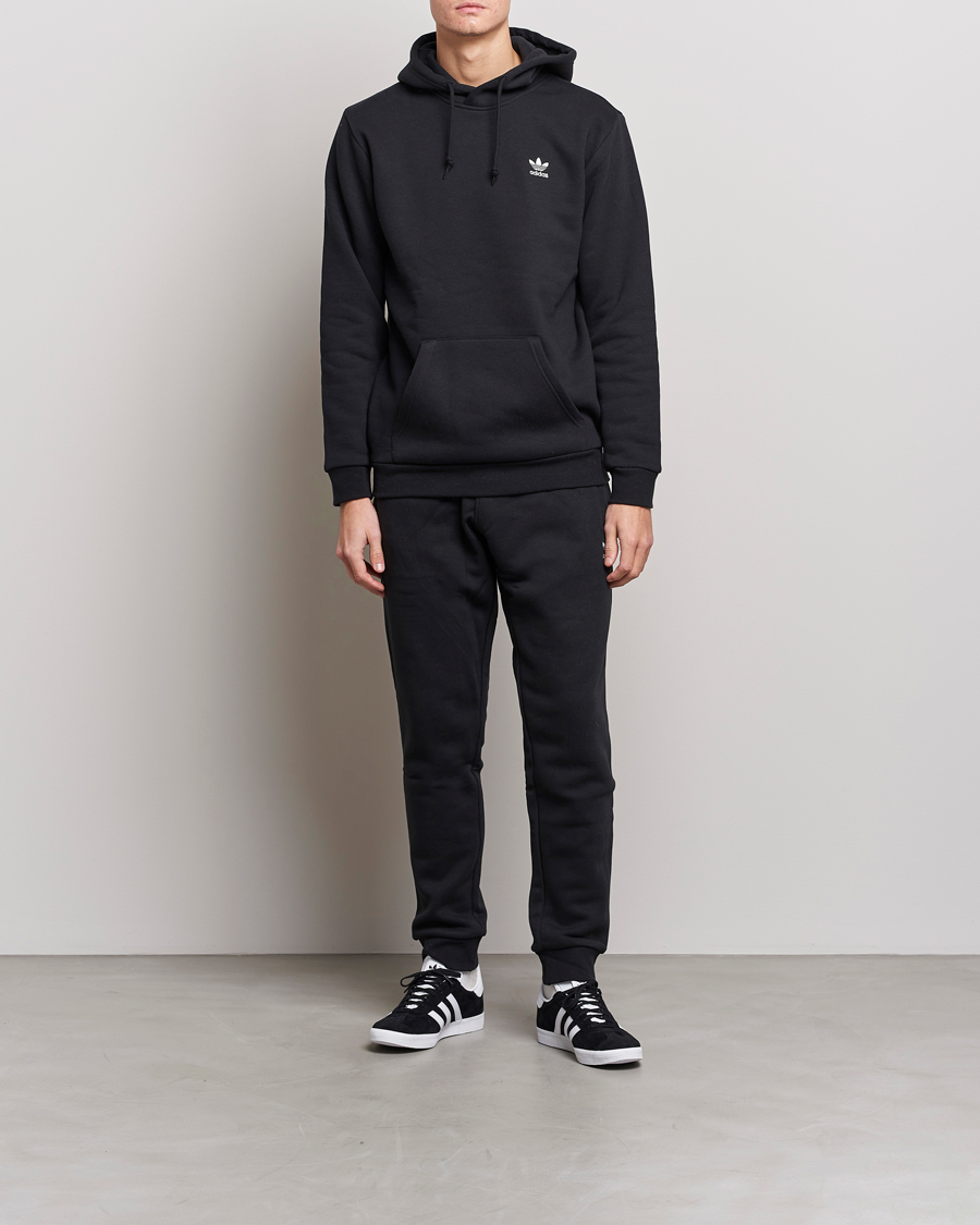 Uomini | Maglieria | adidas Originals | Essential Trefoil Hoodie Black