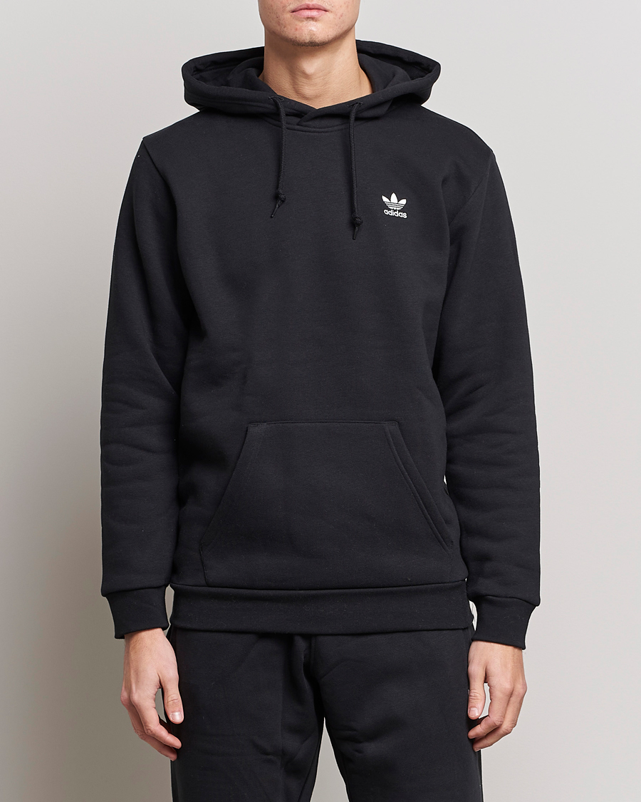 Uomini | Maglieria | adidas Originals | Essential Trefoil Hoodie Black