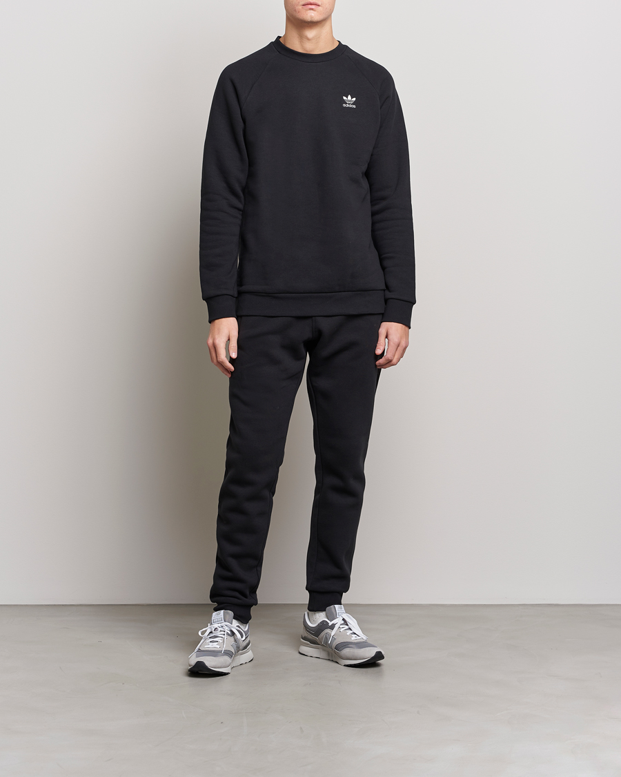 Uomini | Pantaloni | adidas Originals | Essential Trefoil Sweatpants Black