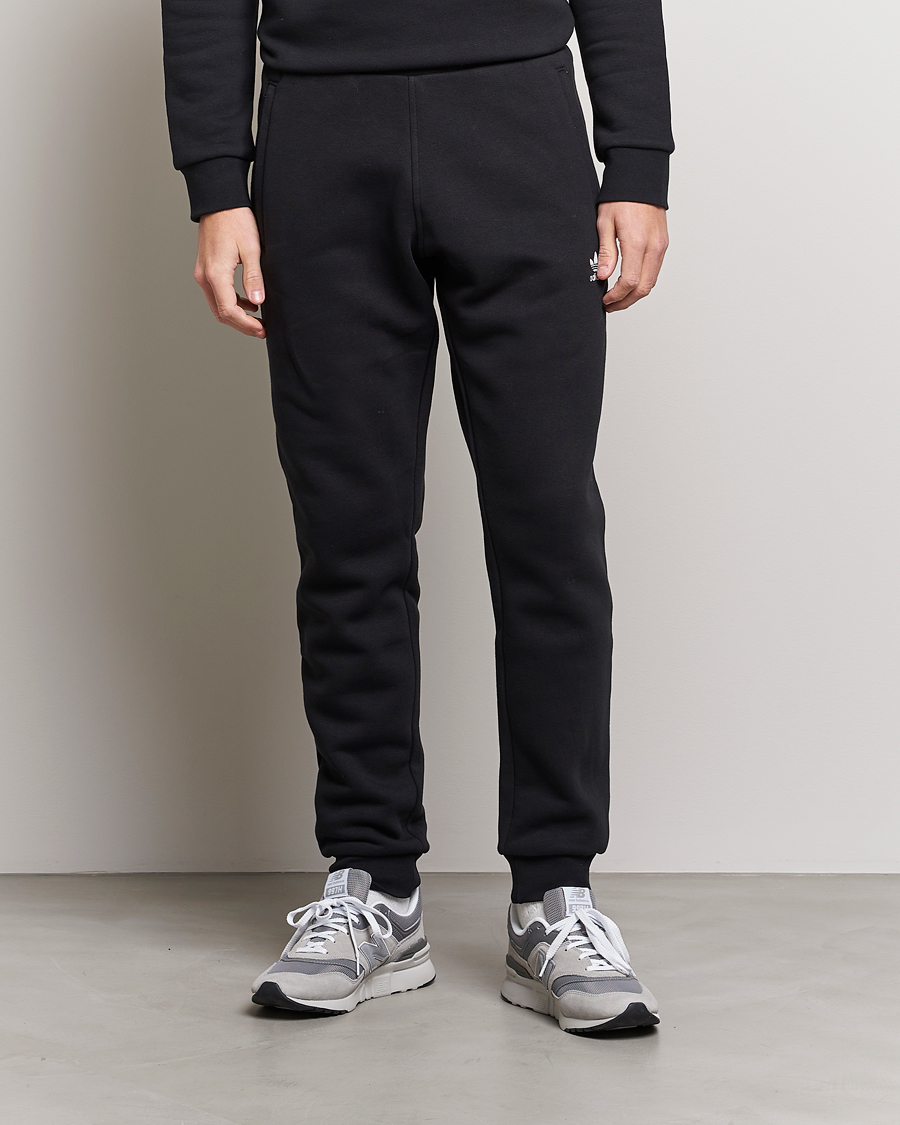 Uomini | Pantaloni | adidas Originals | Essential Trefoil Sweatpants Black