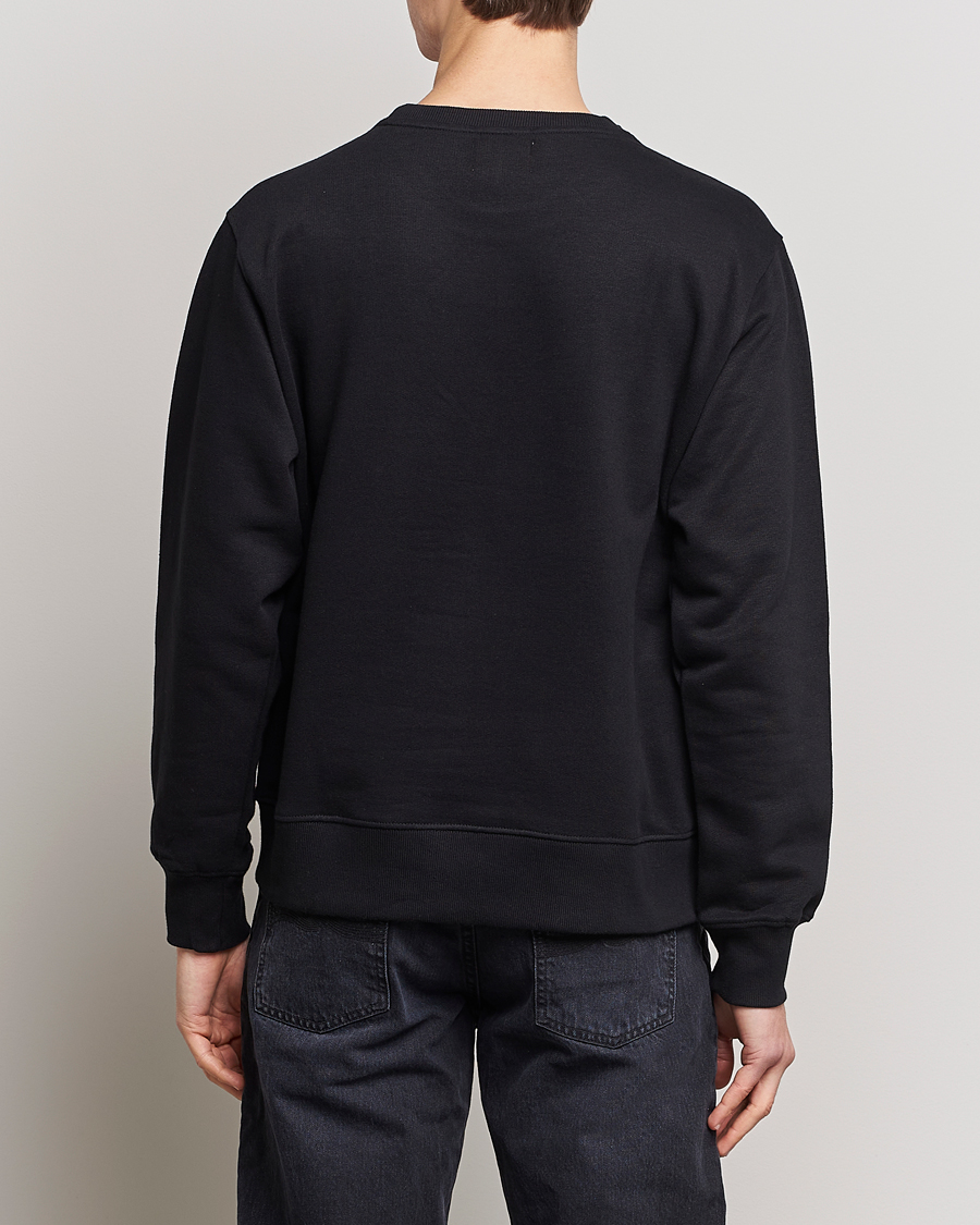 Uomini | Maglieria | Nudie Jeans | Frasse Logo Sweatshirt Black