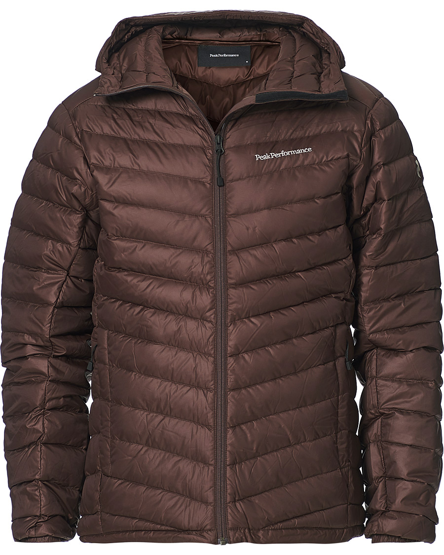 Uomini | Giacche | Peak Performance | Frost Liner Down Hooded Jacket Ridge Rock