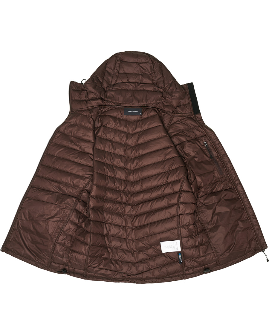 Uomini | Giacche | Peak Performance | Frost Liner Down Hooded Jacket Ridge Rock