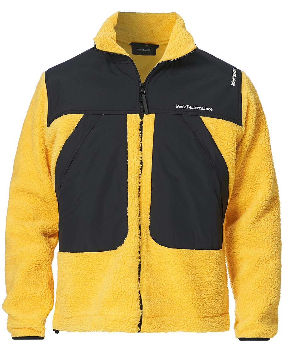 Uomini | Giacche | Peak Performance | Vipe 95 Pile Jacket Trek Yellow