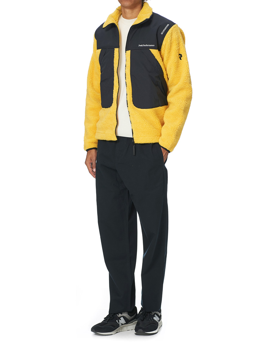Uomini | Giacche | Peak Performance | Vipe 95 Pile Jacket Trek Yellow
