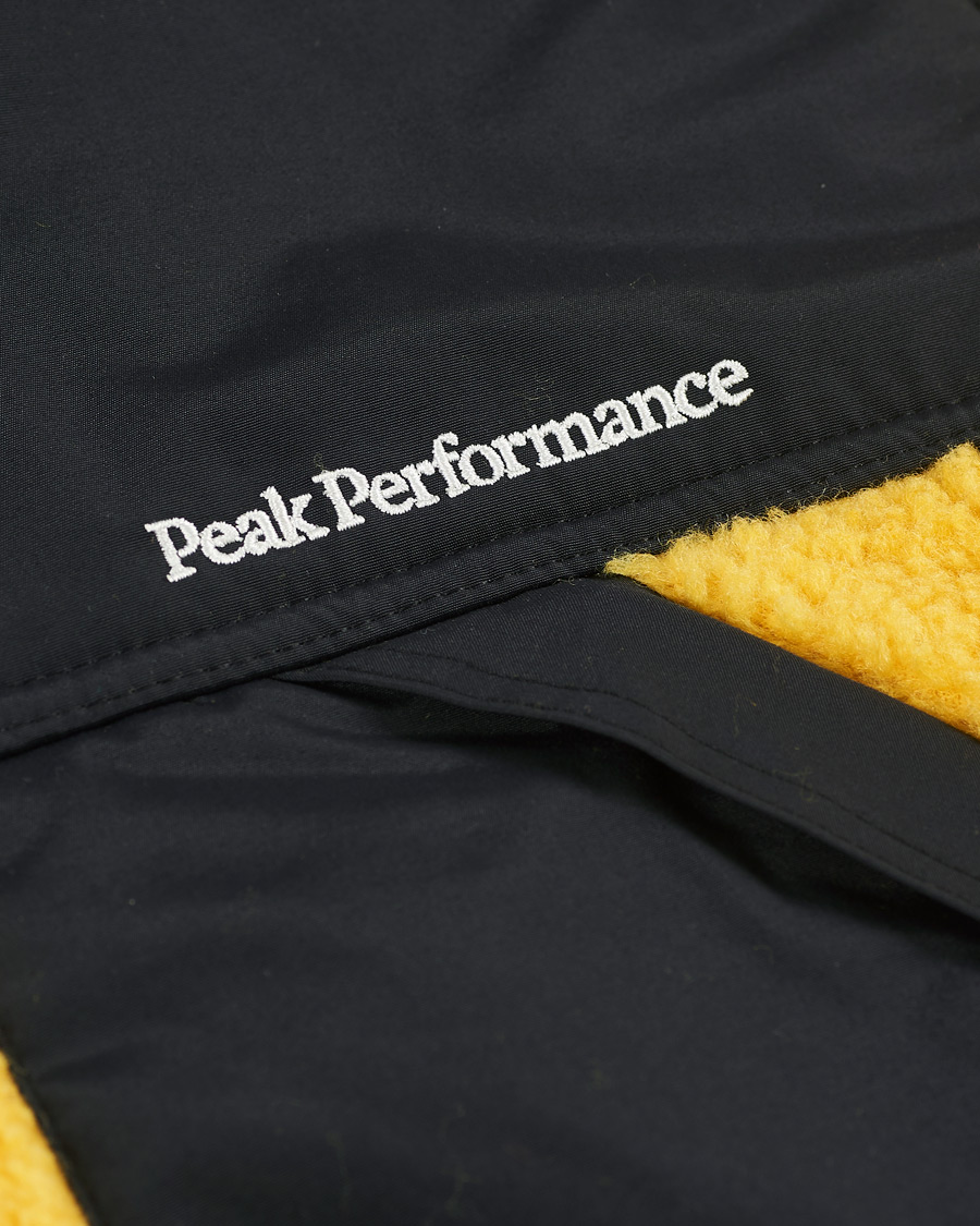 Uomini | Giacche | Peak Performance | Vipe 95 Pile Jacket Trek Yellow