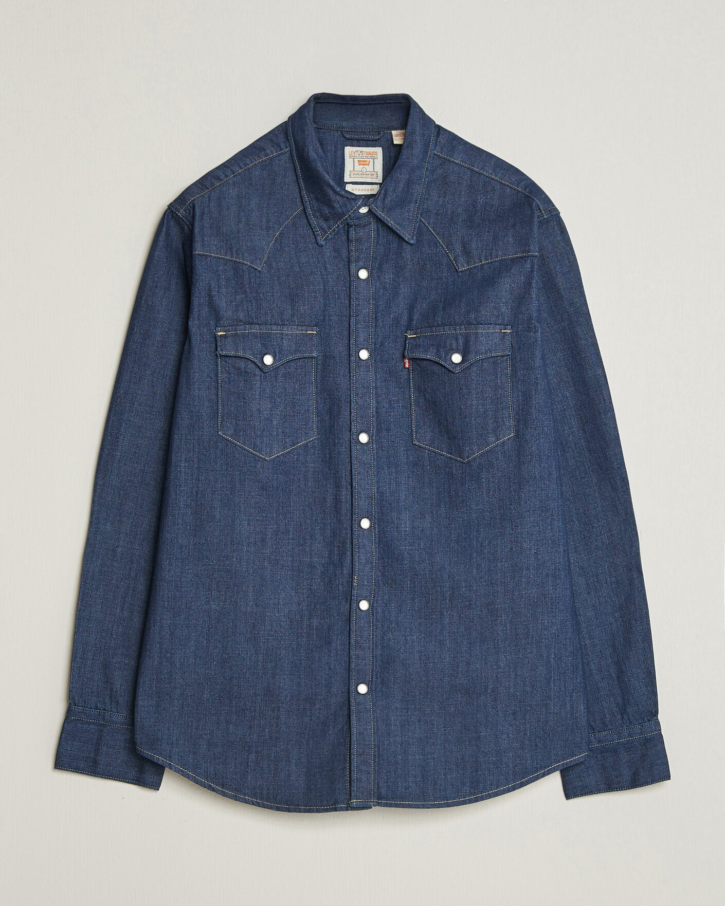 Uomini | Camicie | Levi's | Barstow Western Standard Shirt Rinse Marbled