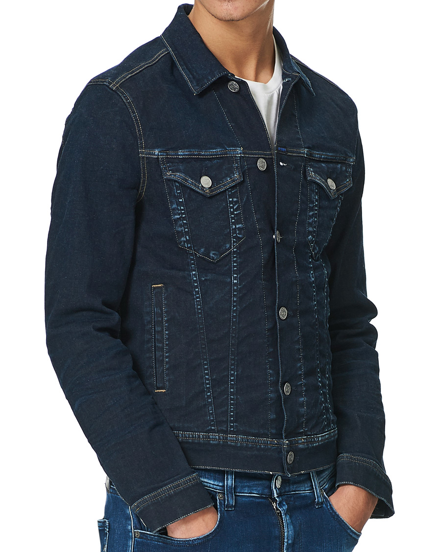 Uomini | Giacche | Replay | Denim Jacket Dark Blue